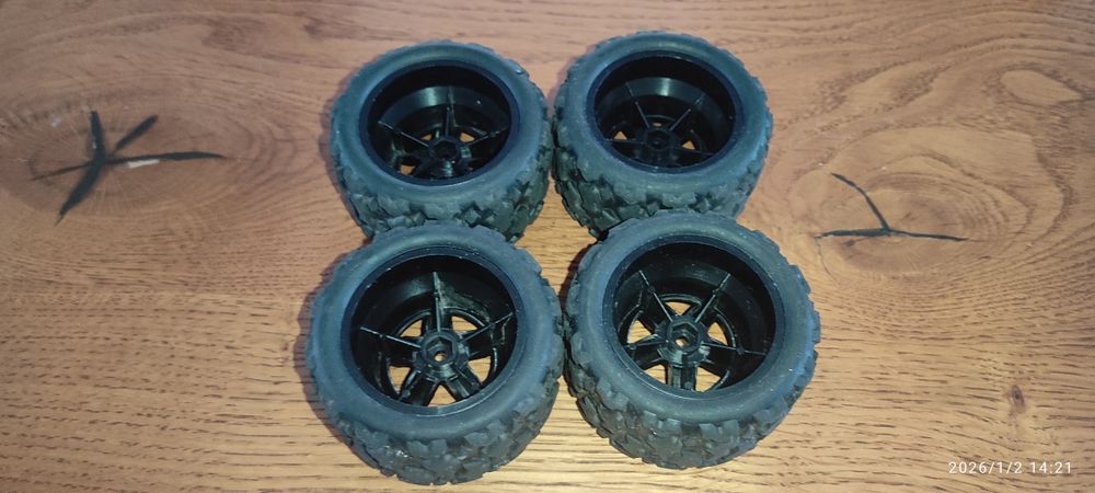 Koła RC ,Hex 7, wymiar 65x37.