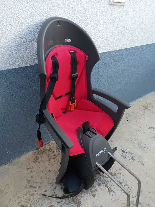 Cadeira de criança para bicicleta.