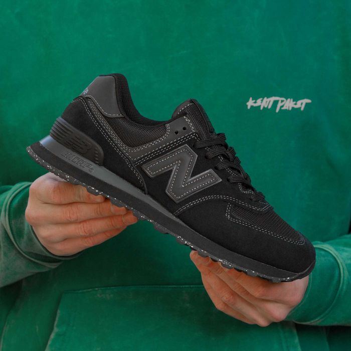 !!WOW!! New Balance 574 Classic Black | 38 39 40 41 42 43 44 45