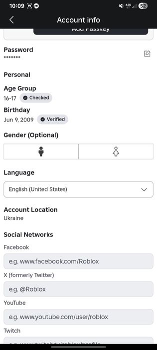 Продаю акаунт в роблокс