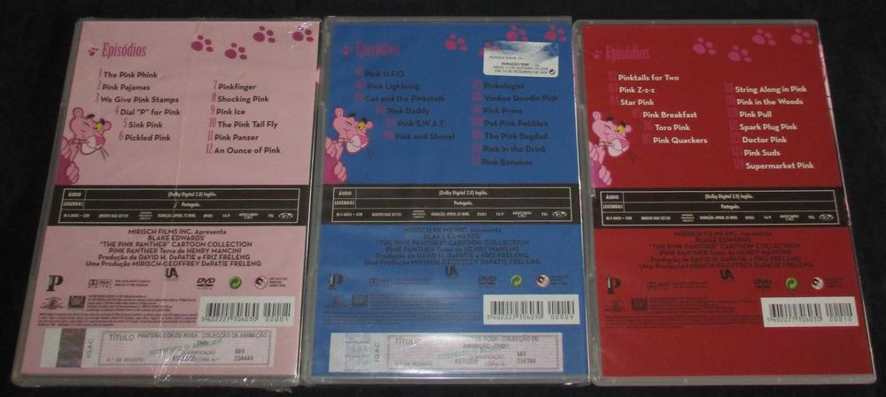 DVD Filme Pantera Cor-de-Rosa Animação