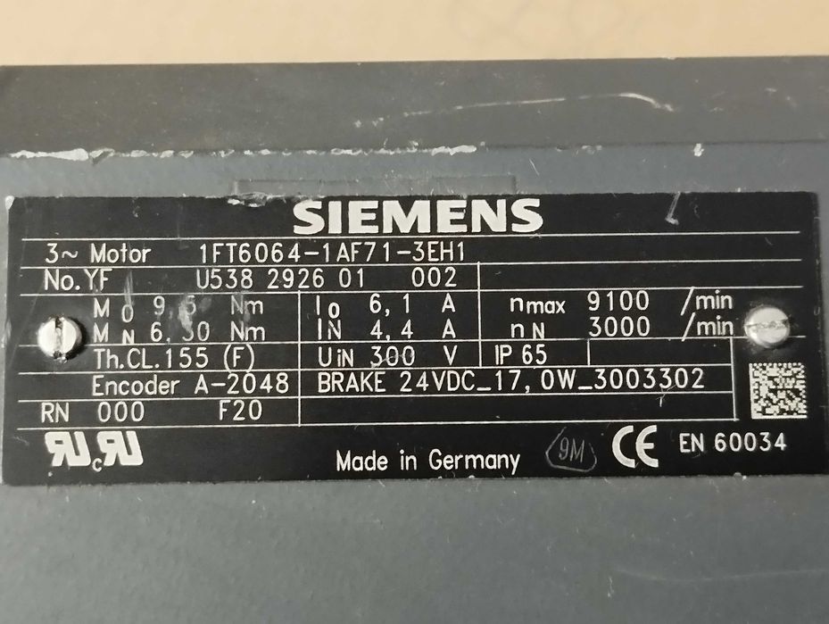 Двигун Siemens 1FT6064-1AF71-3EH1