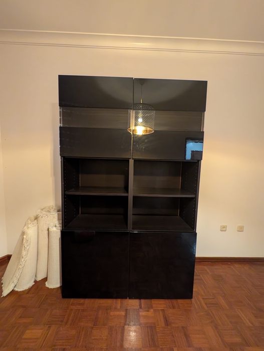 BESTÃ Ikea móvel preto