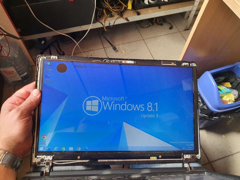 Матрица 15,6" SLIM Samsung LTN156AT39 30 pin с пятном.