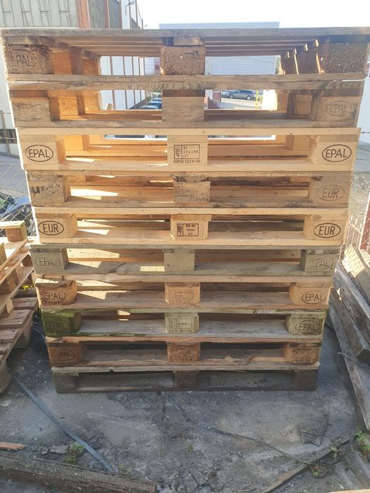 Paletes eur e EPAL é normais usadas