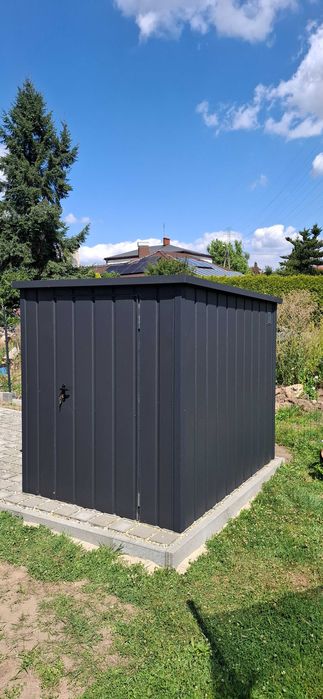 NOWY Domek narzędziowy 1,7x2,3m | Garaż blaszany, szopa ogrodowa, schowek