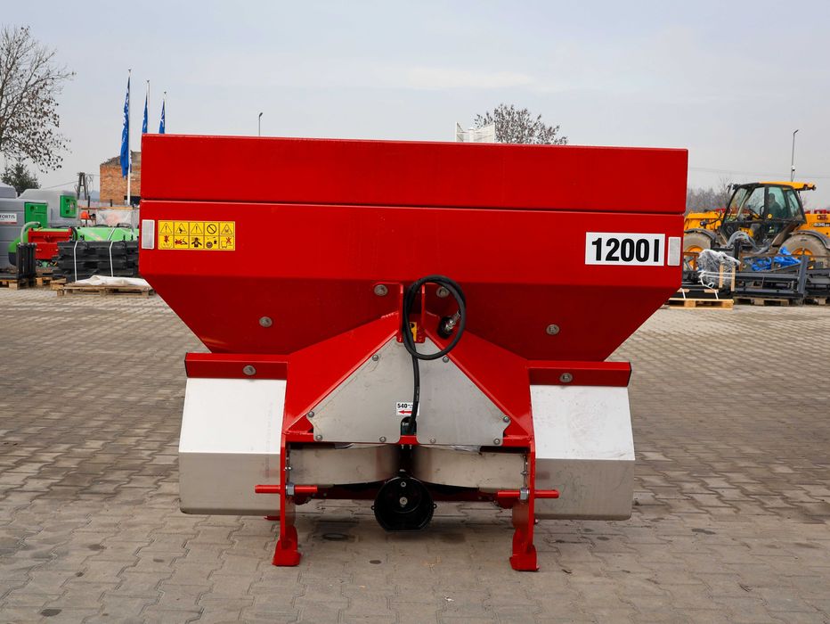 Dwutalerzowy Rozsiewacz do Nawozu Nawozów STRUMYK TYTAN siewka