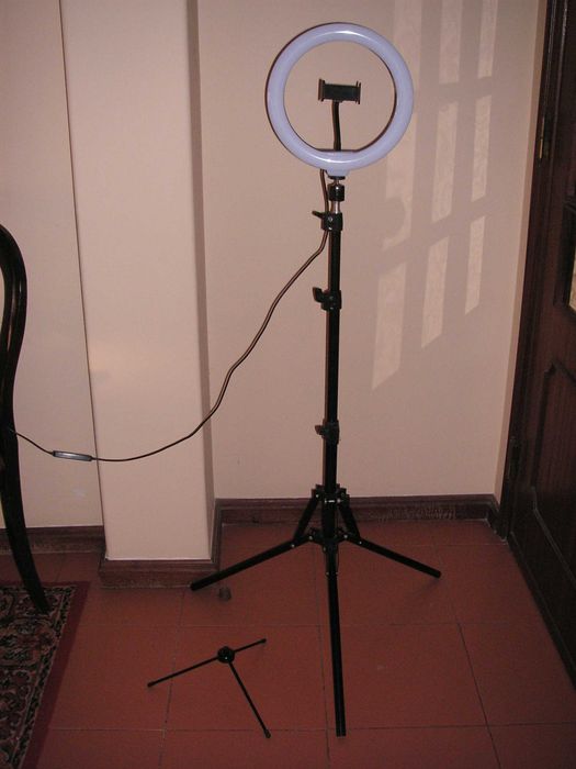 Ring Light ( Aro de Luz ) 26cm, Comando, Tripé
