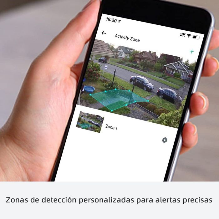 Camera Wi-Fi interior/exterior, bateria ou cabo