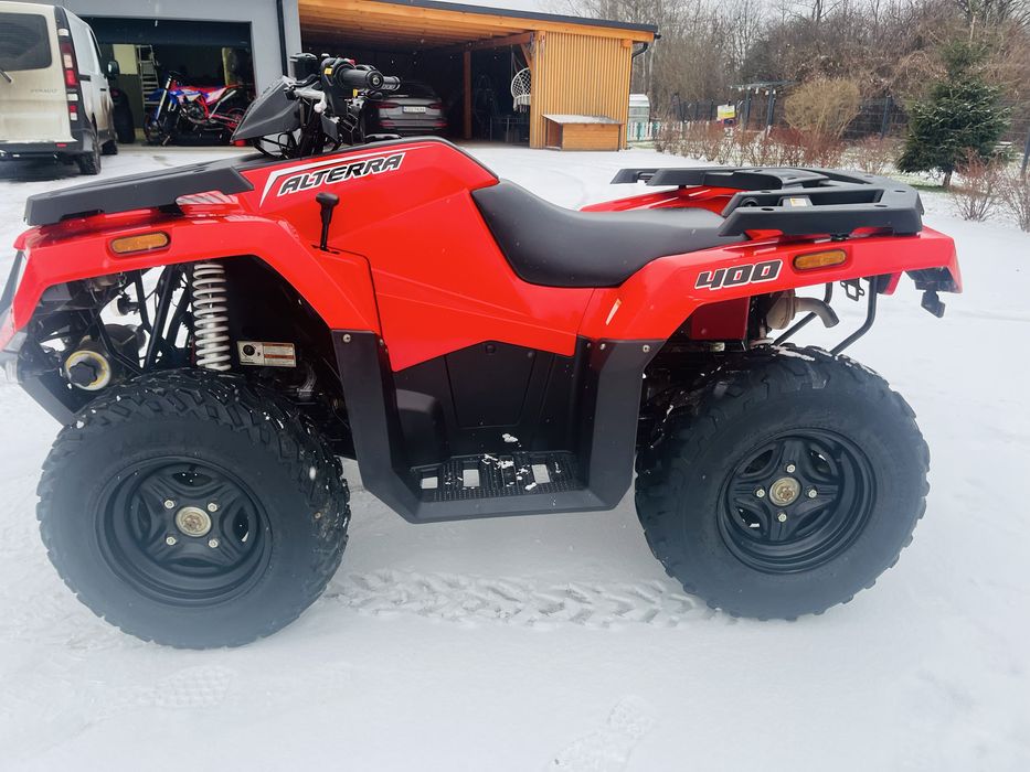 Arctic cat 400 alterra 2020 super stan naped 4x4 quad can am polaris