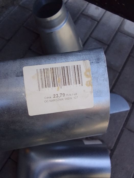 Kształtki rynnowe nowe tanio