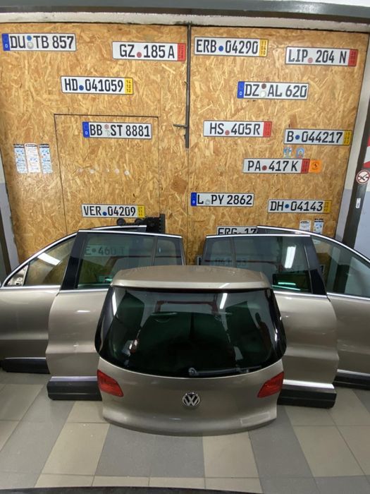 Кришка багажника Tiguan 1 Ляда Кришка багажника Тігуан Разборка Tiguan