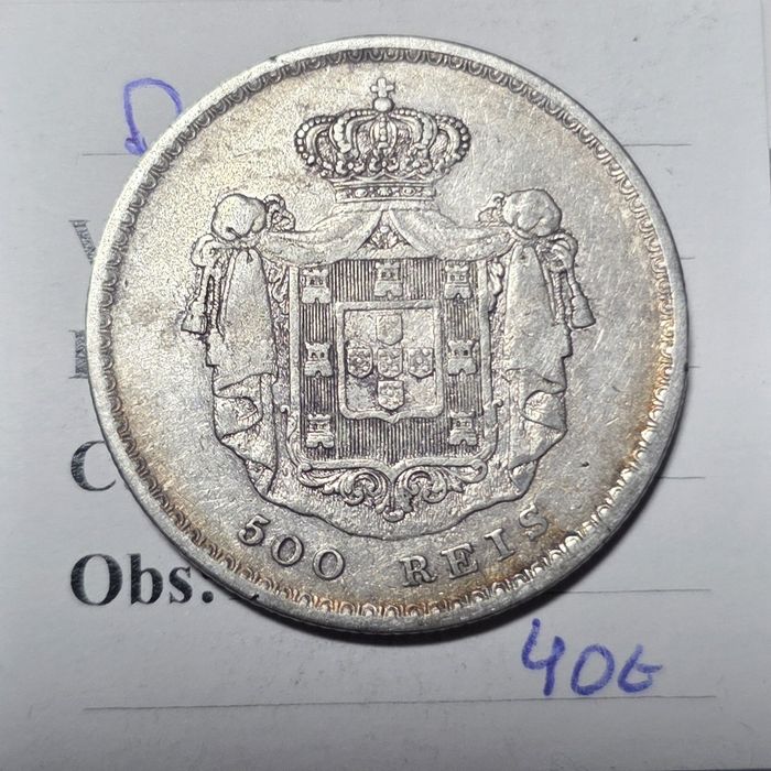 500 reis 1856 D.pedro v