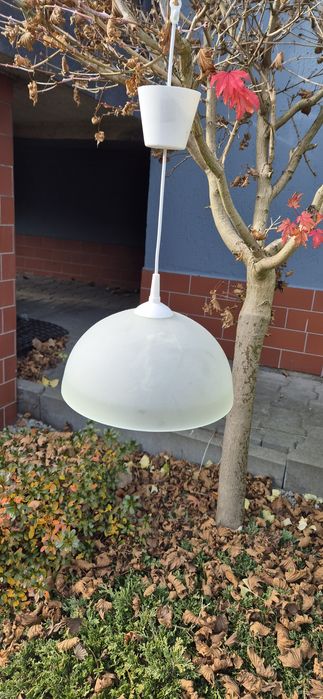 Lampa klosz szklany