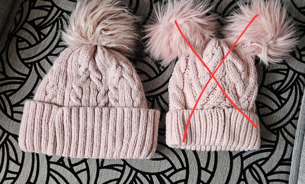 Тепла шапка для дівчинки