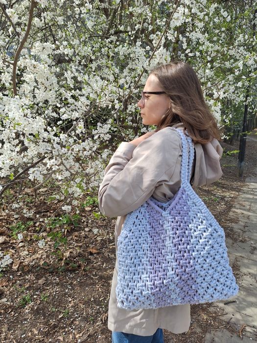 Ręcznie robiona torebka Tote