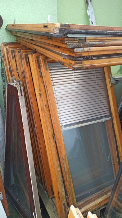 Okna drewniane okno drzwi