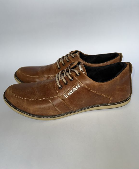 Чоловічі шкіряні туфлі 45р 30см