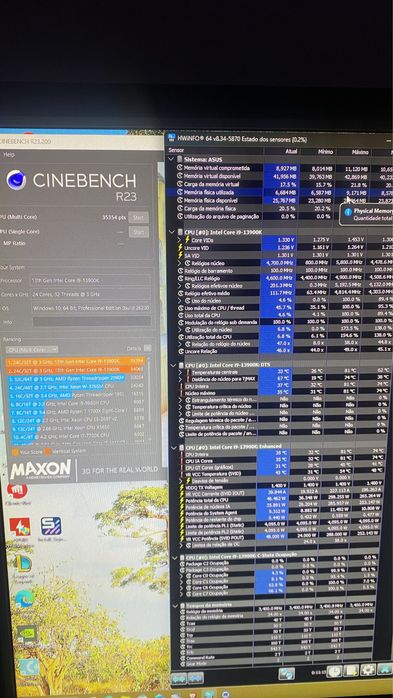 I9 13900K | 32Gb DDR5 6800 | Computador gaming/rendering