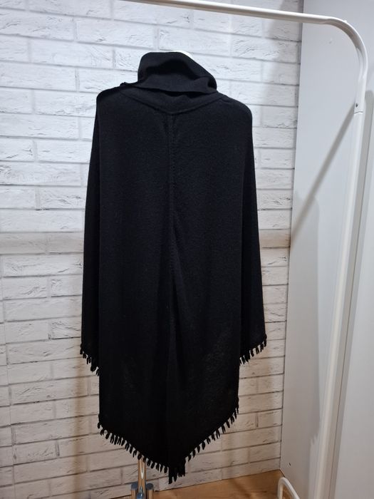 Ponczo damskie 80%wełna
