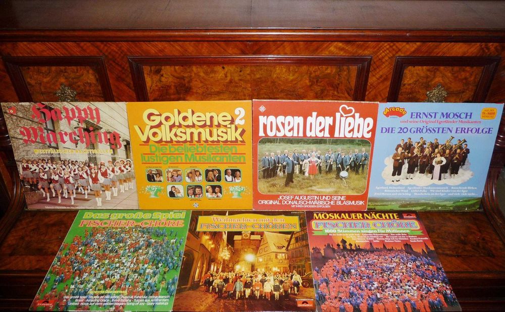 Раритетные виниловые пластинки =FOLK, WORLD & COUNTRY, ORCHESTRA=(7LP)