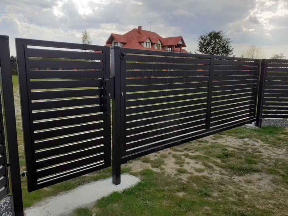 ogrodzenia betonowe, panelowe, montaż