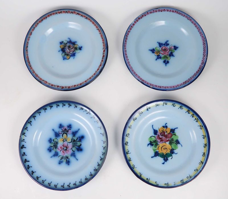 Pratos antigos em faiança de Alcobaça - 16 cm, CADA