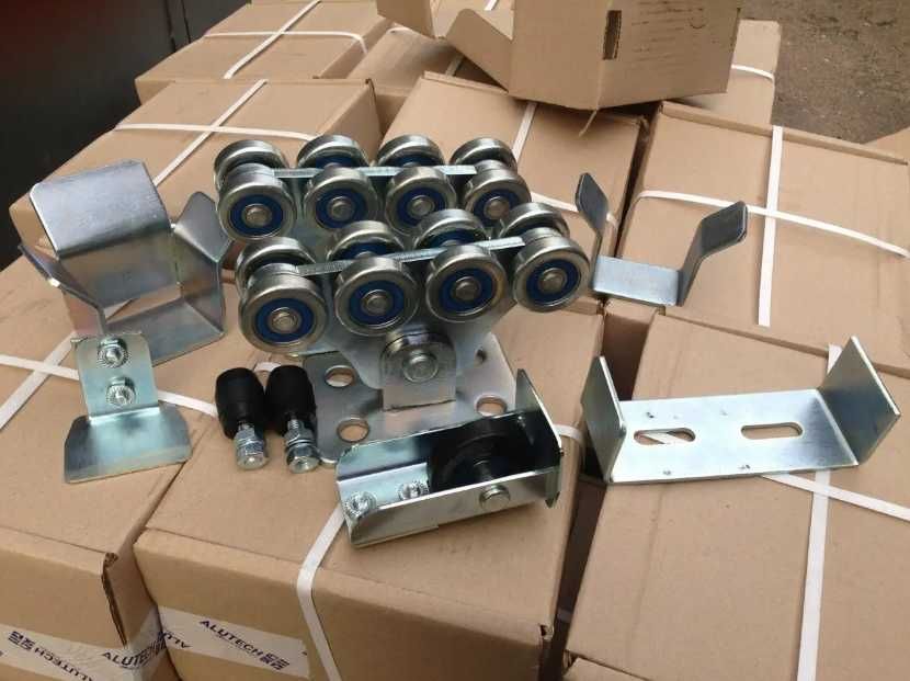 Система на відкатні ворота, Фурнітура, Ролики, Напрямна