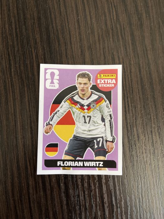 Extra panini stickrt Florian wirtz и ronaldo