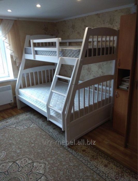 Ліжко двоярусне,виробник ,двухъярусная деревянная кровать Каспер