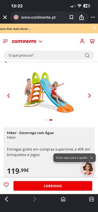 Escorrega infantil