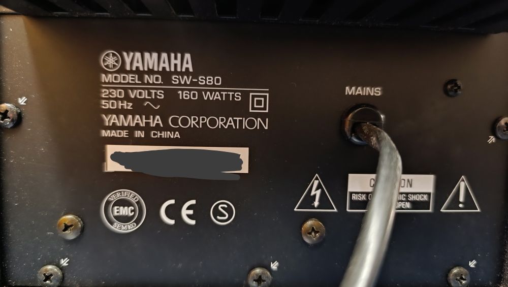 Home Cinema 5.1 Yamaha AVX-S80