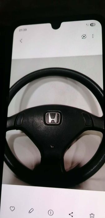 Jantes é volante Honda