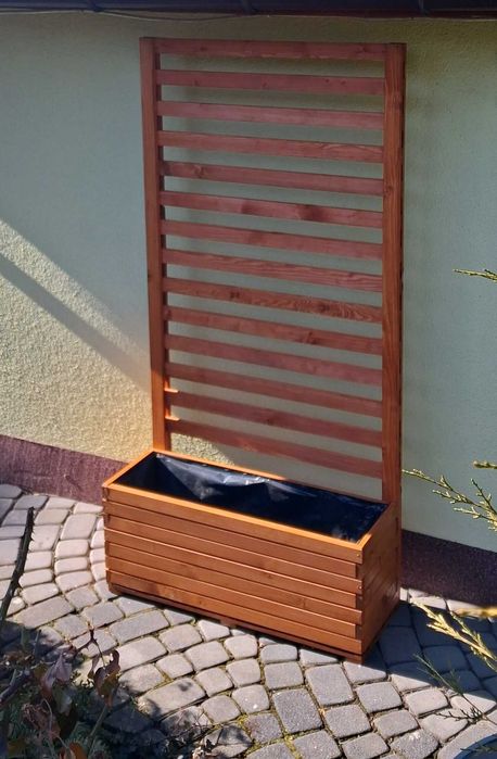 Donica z pergolą-Solidna!! 90/180cm Pergola !