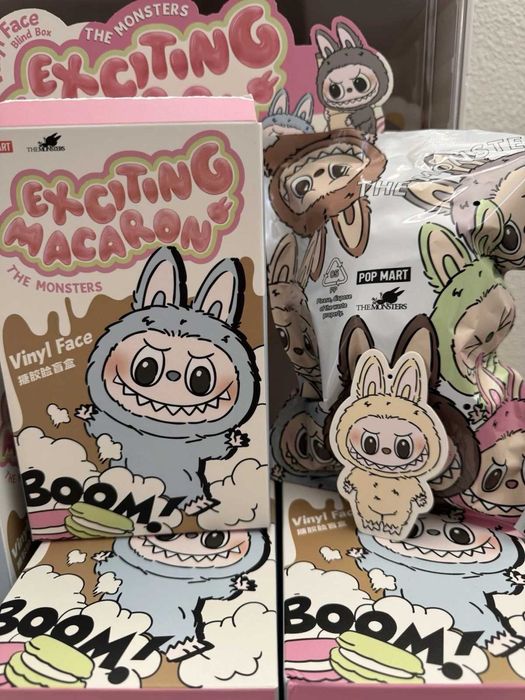 POP MART THE MONSTERS LABUBU Exciting Macarons Vinyl Face (Whole