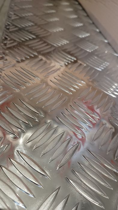 Blacha ryflowana 2000x1000x0,9 aluminiowa, ozdobna, gr 0,9 mm