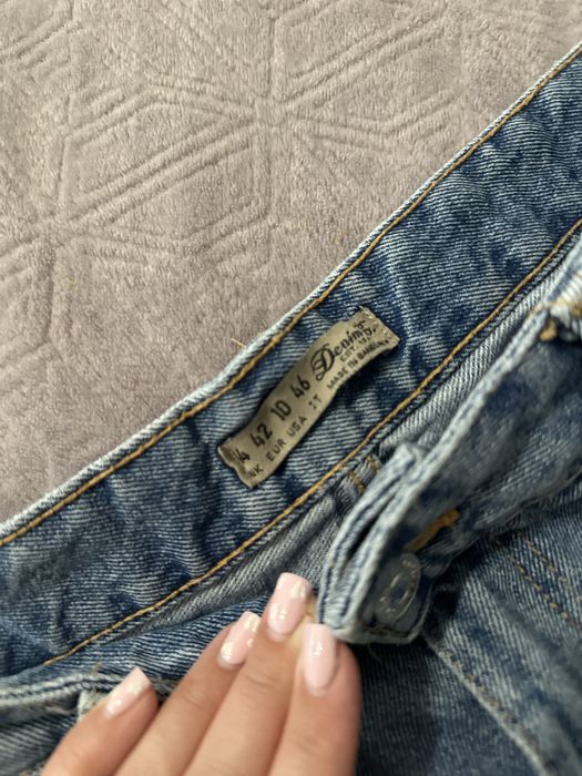 Шикарні джинсові шорти, класика джинс, розмір m, l