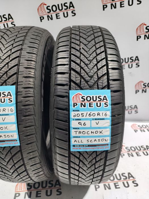 2 pneus semi novos 205-60R16 96V - Oferta da entrega na sua morada