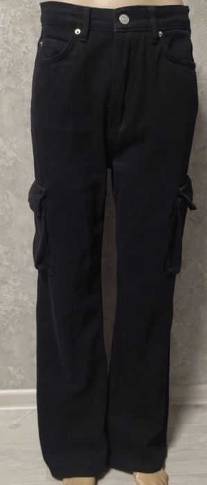 Джинси жіночі чорні (карго )