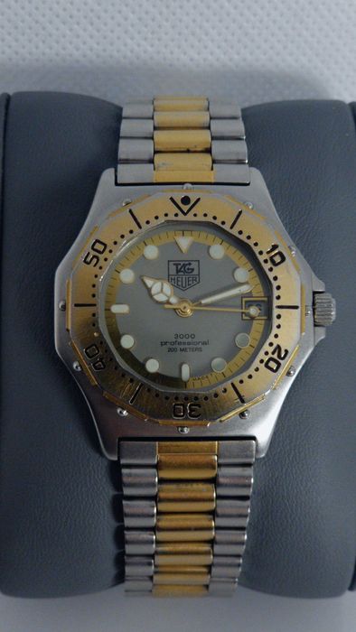 Vintage TAG Heuer 3000 Professional Midsize Two-Tone Diver Ref. 934.21