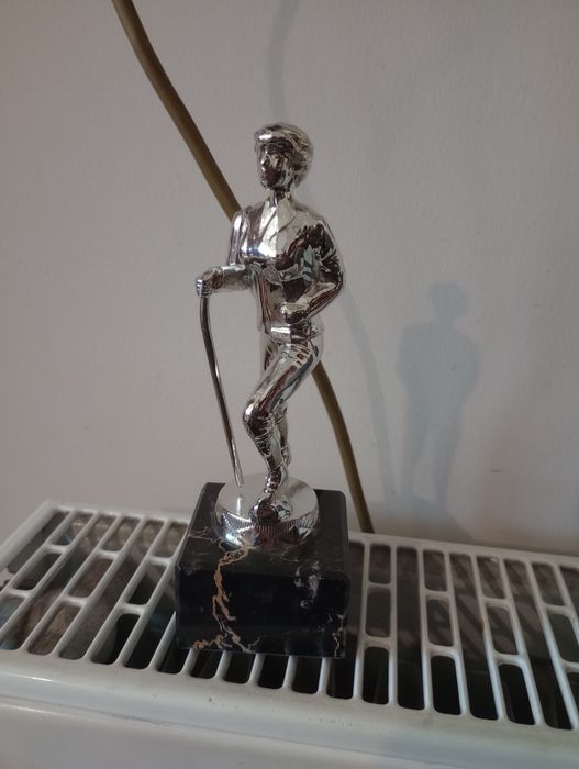 Statuetka wędrowiec podstawa marmur Okazja