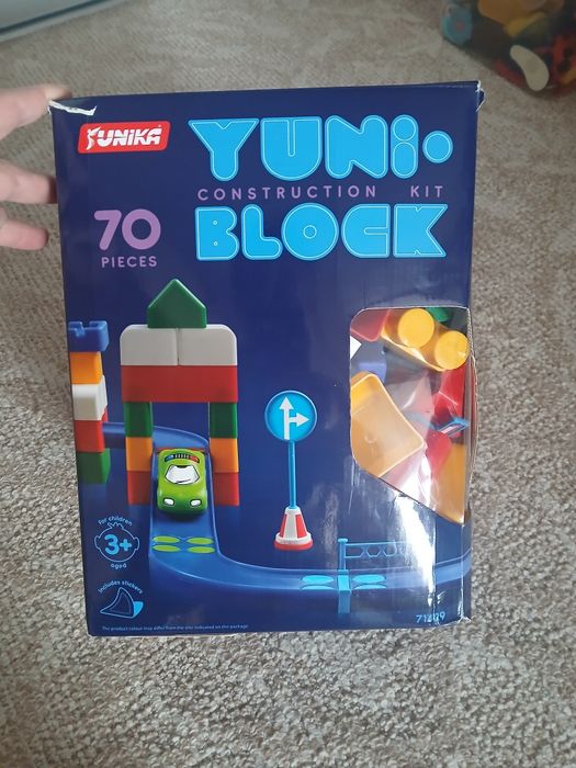 Конструктор  yuni block. Lego. Трек.