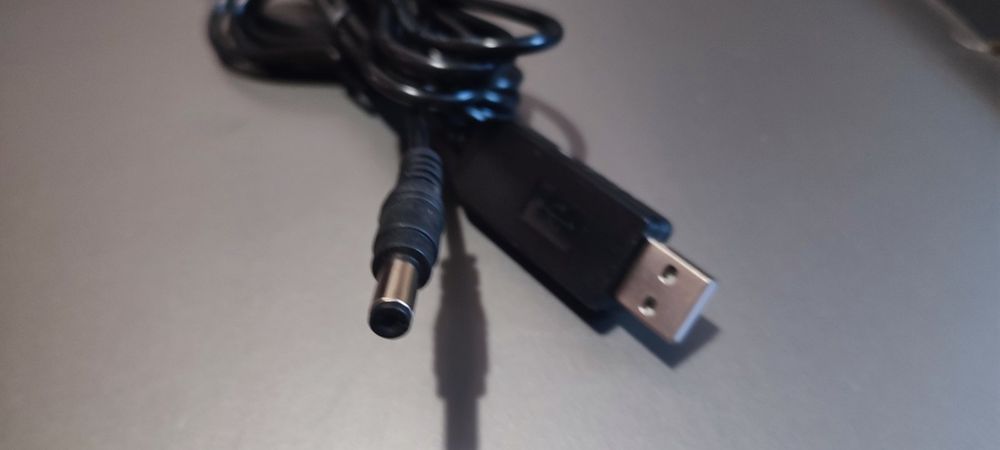 Кабель для роутера від повербанку USB to DC 12V | інтернет без світла