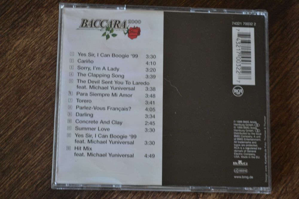 Baccara 2000  Płyta CD