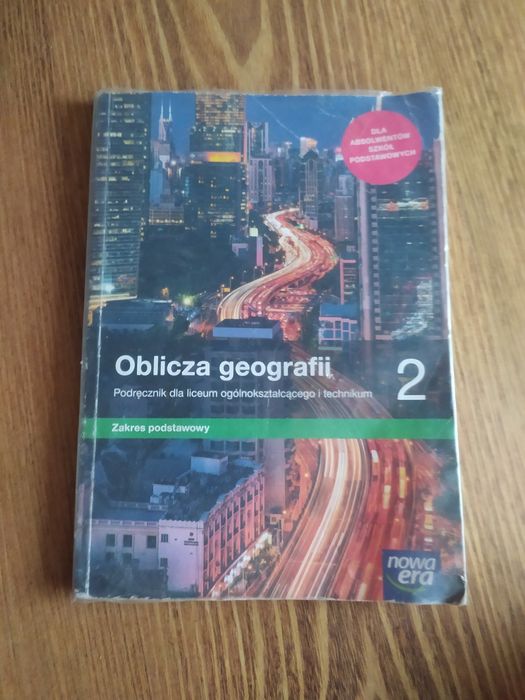 Podręcznik do geografii dla klas 2 (obłożony)