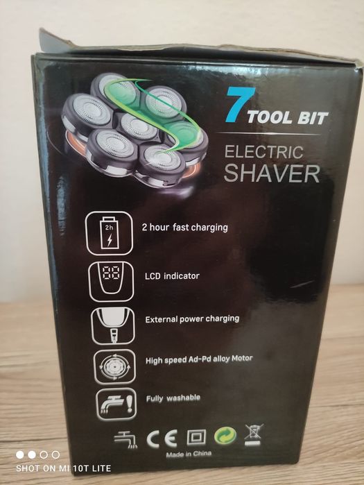 Електробритва для чоловіків 7d Independently 7 різців з плаваючою голо