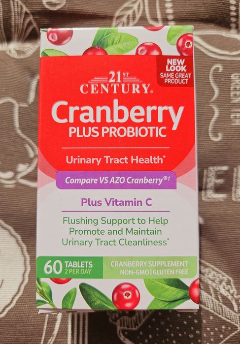 21st Century журавлина клюква з пробіотиком і вітаміном С Cranberry