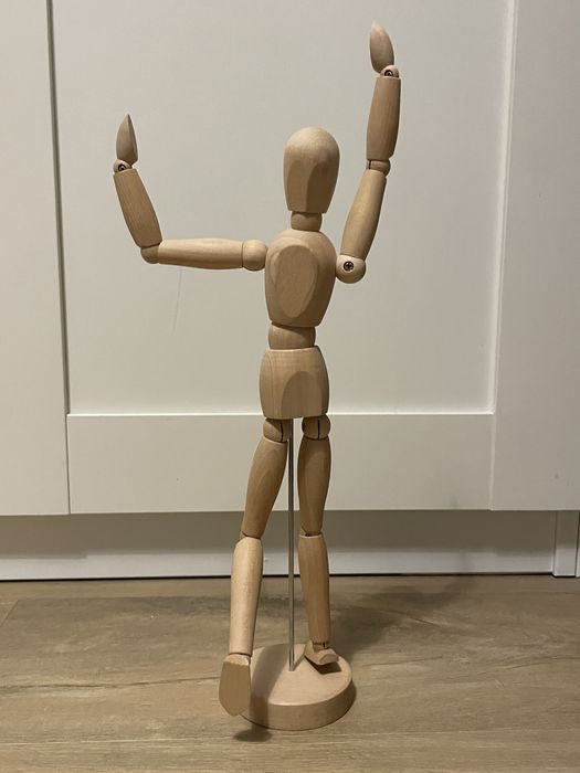 Drewniany ludzik IKEA