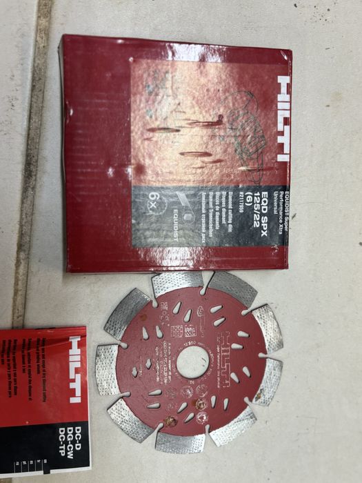 Disco hilti diamante 125/22 SPX
