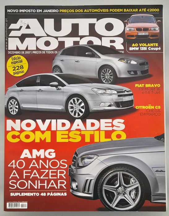 Revistas automóvel Auto Motor
